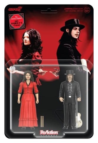 White Stripes ReAction Actionfiguren 2er-Pack Wave 01 The White Stripes (Get Behind Me Satan) 10 cm Image 1