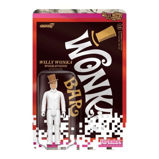 Charlie und die Schokoladenfabrik (1971) ReAction Actionfigur Wave 03 Willy Wonka (White Suit) 10 cm Image 1