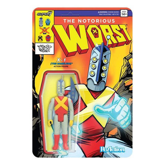 The Worst ReAction Actionfigur Wave 05 Mutant Team X1 The Nameless 10 cm Image 1