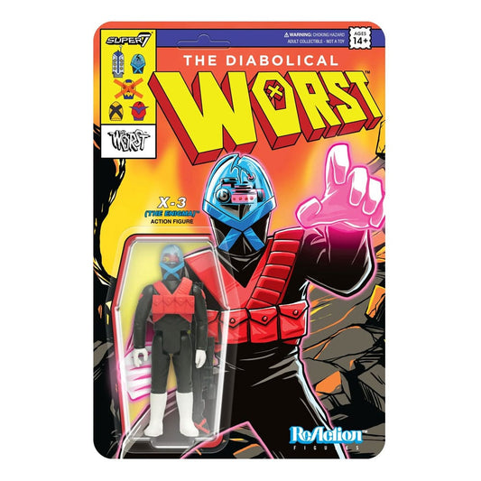 The Worst ReAction Actionfigur Wave 05 Mutant Team X3 The Enigma 10 cm Image 1