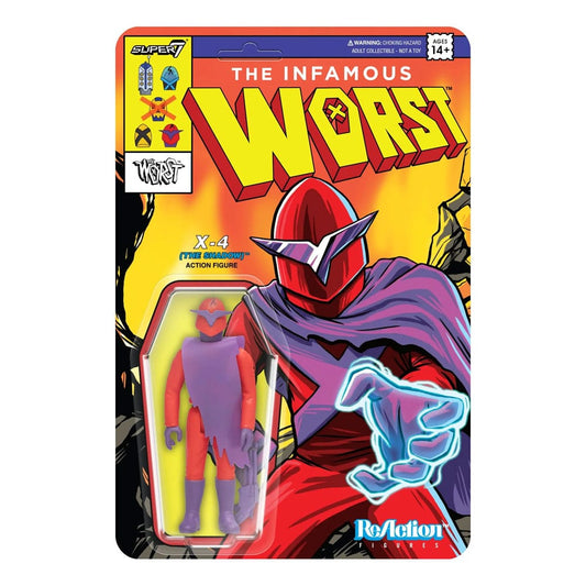 The Worst ReAction Actionfigur Wave 05 Mutant Team X4 The Shadow 10 cm Image 1