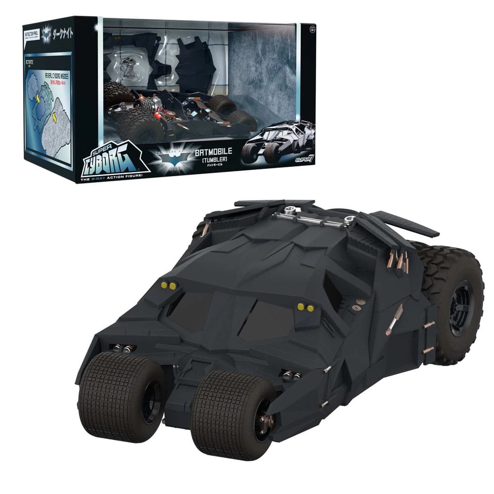 Batman 1989 Super Cyborg Fahrzeug Batmobile Tumbler (Full Color) 33 cm Image 11