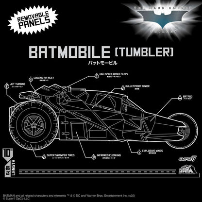 Batman 1989 Super Cyborg Fahrzeug Batmobile Tumbler (Full Color) 33 cm Image 12
