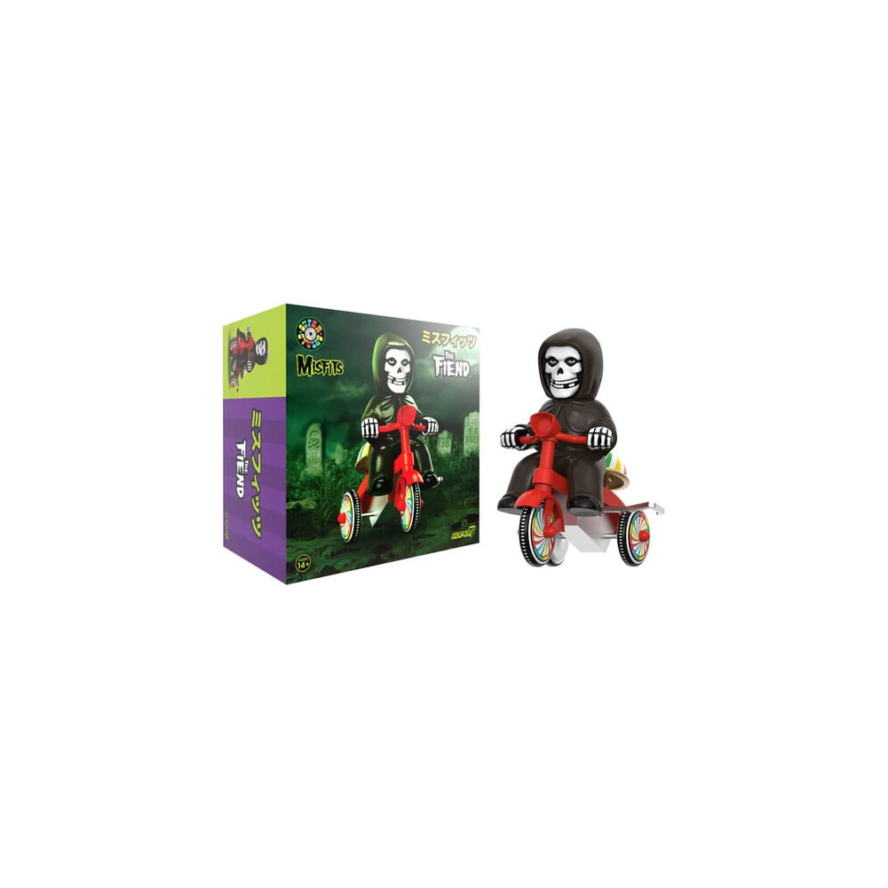 Misfits Super Cycles Actionfigur Fiend (Black with Red Trike) 13 cm Image 2