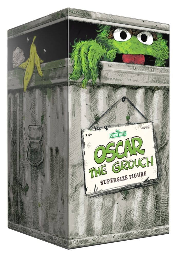 Sesame Street SuperSize Vinyl Figur Oscar The Grouch Image 1