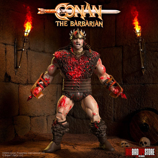 Conan der Barbar Ultimates Actionfigur Conan Blood Soaked Pit Fighter 18 cm Image 1