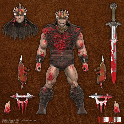 Conan der Barbar Ultimates Actionfigur Conan Blood Soaked Pit Fighter 18 cm Image 4