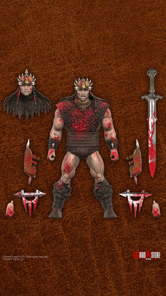 Conan der Barbar Ultimates Actionfigur Conan Blood Soaked Pit Fighter 18 cm Image 5