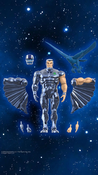 SilverHawks Ultimates Actionfigur Steelwill (Toy Version Vac Metal) 18 cm Image 3