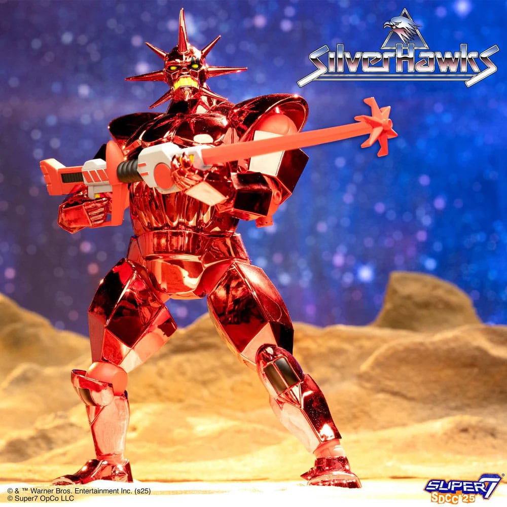 SilverHawks Ultimates Actionfigur Mon*Star Metallic Vac Metal 18 cm Image 2