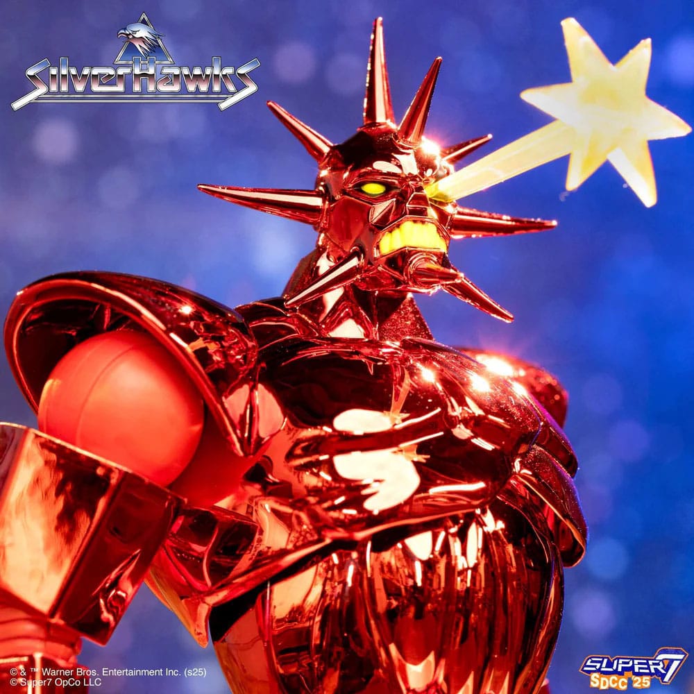 SilverHawks Ultimates Actionfigur Mon*Star Metallic Vac Metal 18 cm Image 3