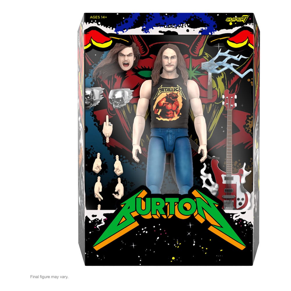 Metallica Ultimates Actionfigur Wave 2 Cliff Burton 18 cm Image 3
