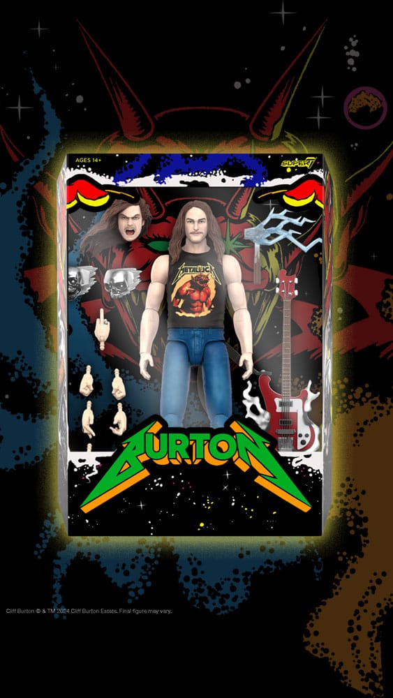 Metallica Ultimates Actionfigur Wave 2 Cliff Burton 18 cm Image 5