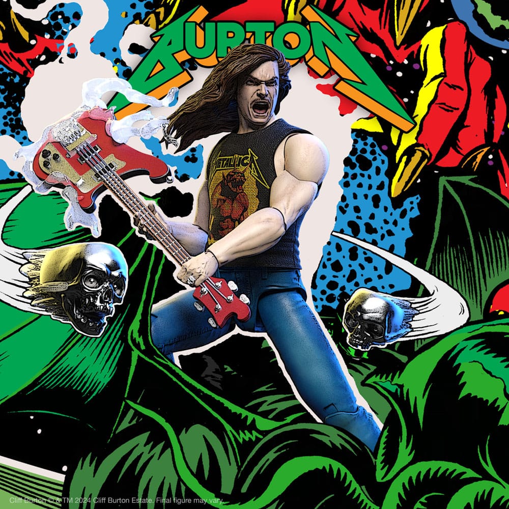 Metallica Ultimates Actionfigur Wave 2 Cliff Burton 18 cm Image 9