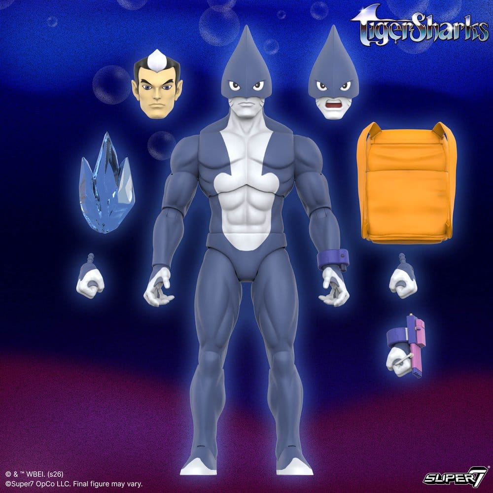 TigerSharks Ultimates Wave 01 Actionfigur Mako (Hybrid) 18 cm Image 3