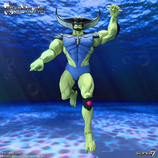 TigerSharks Ultimates Wave 01 Actionfigur T-Ray 18 cm Image 1