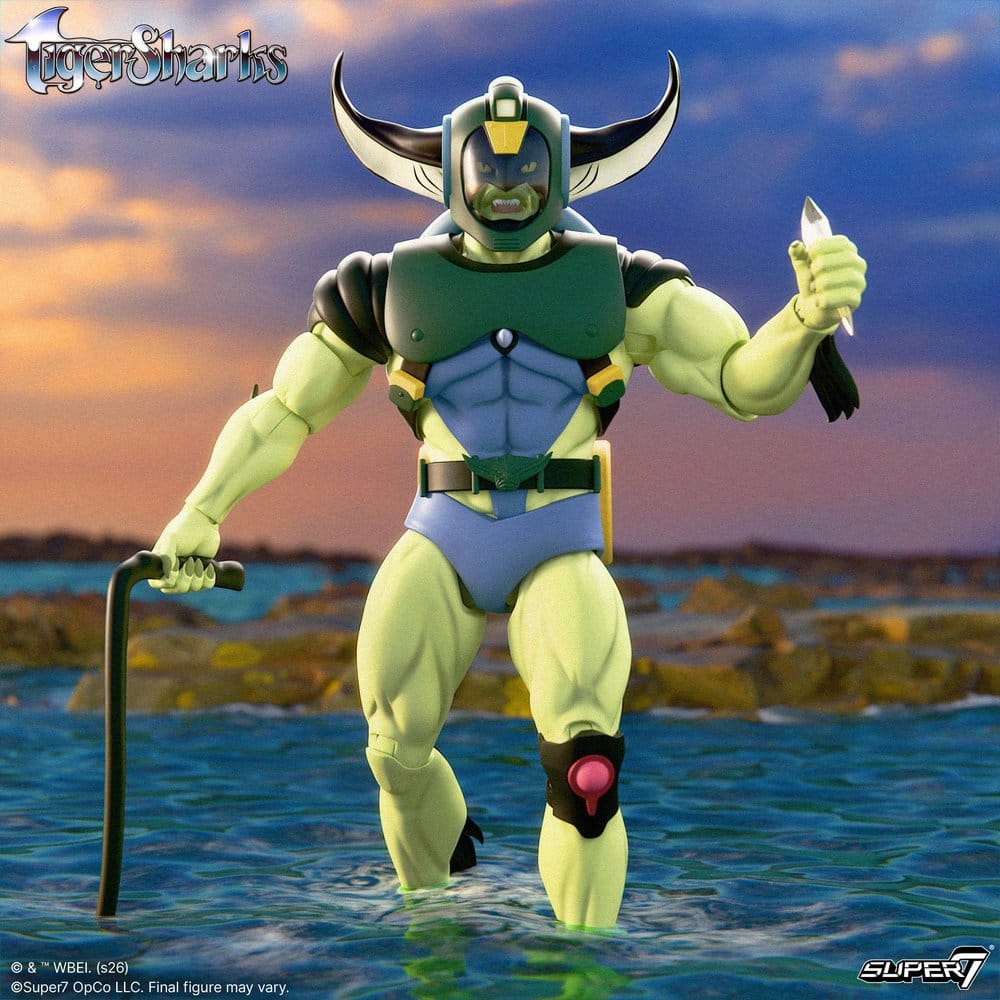 TigerSharks Ultimates Wave 01 Actionfigur T-Ray 18 cm Image 2