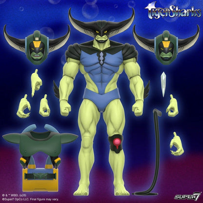 TigerSharks Ultimates Wave 01 Actionfigur T-Ray 18 cm Image 4