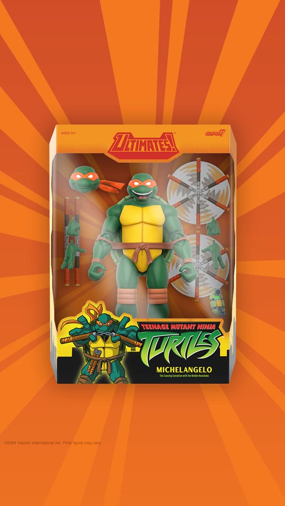 Teenage Mutant Ninja Turtles Ultimates Actionfigur Wave 12 Michelangelo 18 cm Image 3