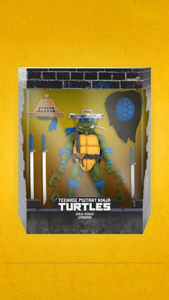 Teenage Mutant Ninja Turtles Ultimates Actionfigur Ninja Nomad Leonardo 18 cm Image 3