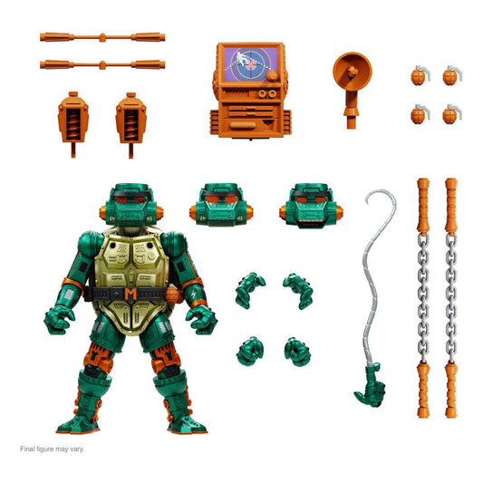 Teenage Mutant Ninja Turtles Ultimates Actionfigur Warrior Metalhead Michelangelo 18 cm Image 1