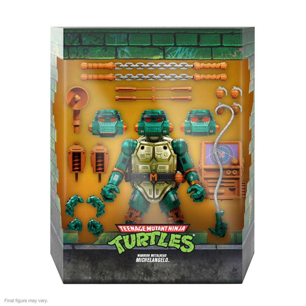 Teenage Mutant Ninja Turtles Ultimates Actionfigur Warrior Metalhead Michelangelo 18 cm Image 4