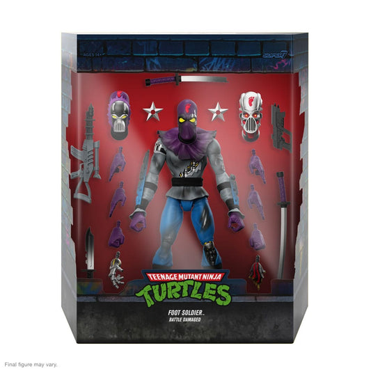 Teenage Mutant Ninja Turtles Ultimates Actionfigur Foot Soldier (Battle  Damaged) 18 cm Image 2