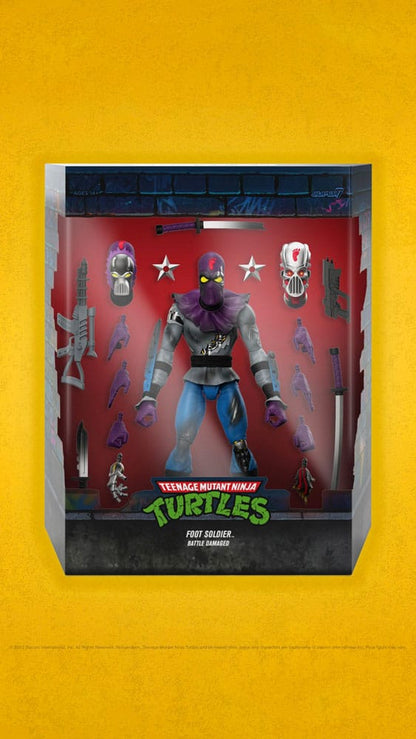 Teenage Mutant Ninja Turtles Ultimates Actionfigur Foot Soldier (Battle  Damaged) 18 cm Image 3