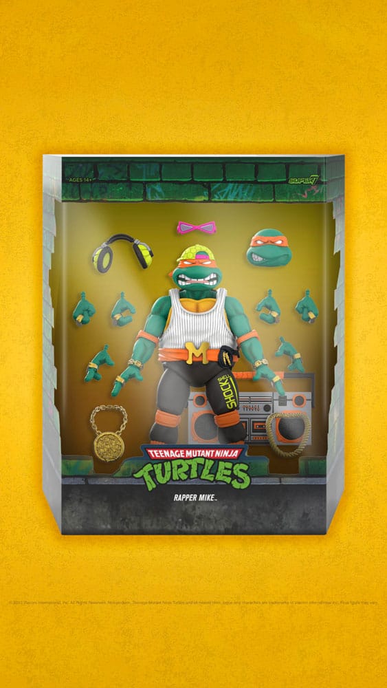 Teenage Mutant Ninja Turtles Ultimates Actionfigur Rappin' Mike 18 cm Image 3