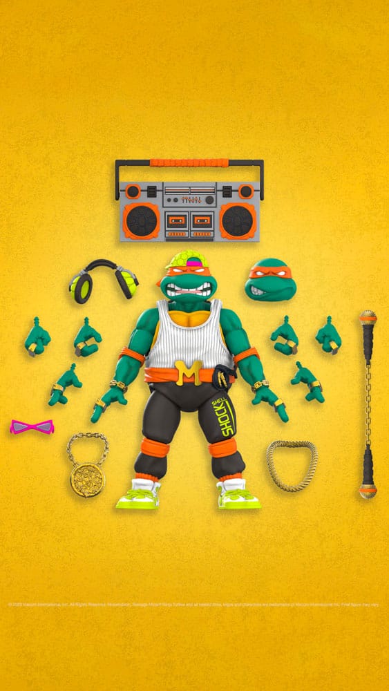 Teenage Mutant Ninja Turtles Ultimates Actionfigur Rappin' Mike 18 cm Image 5