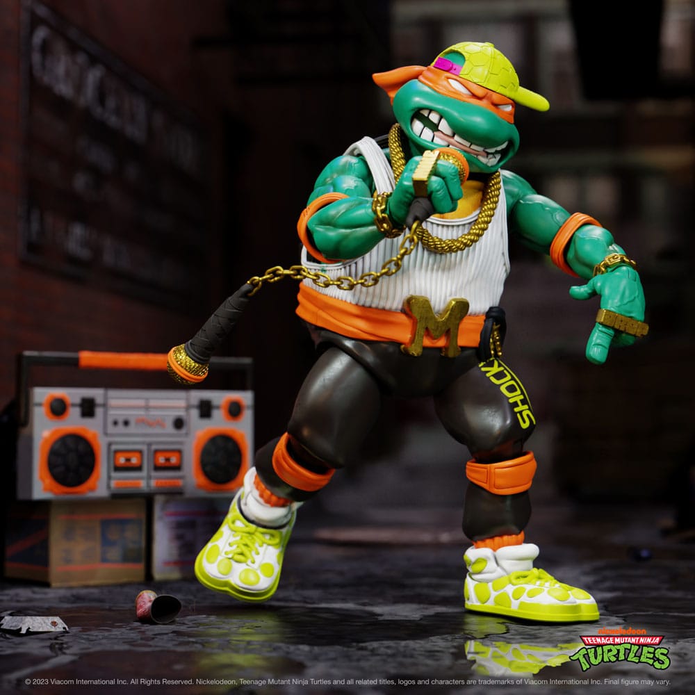 Teenage Mutant Ninja Turtles Ultimates Actionfigur Rappin' Mike 18 cm Image 6