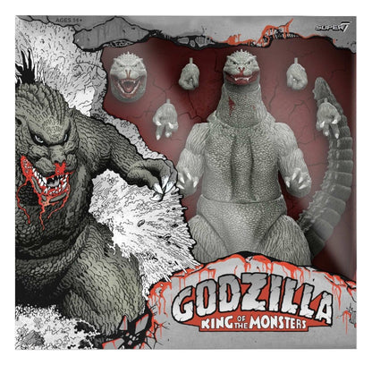 Godzilla (1989) Toho Ultimates Actionfigur Godzilla (Greyscale Comic Book - Thirsty for Blood) 24 cm Image 1