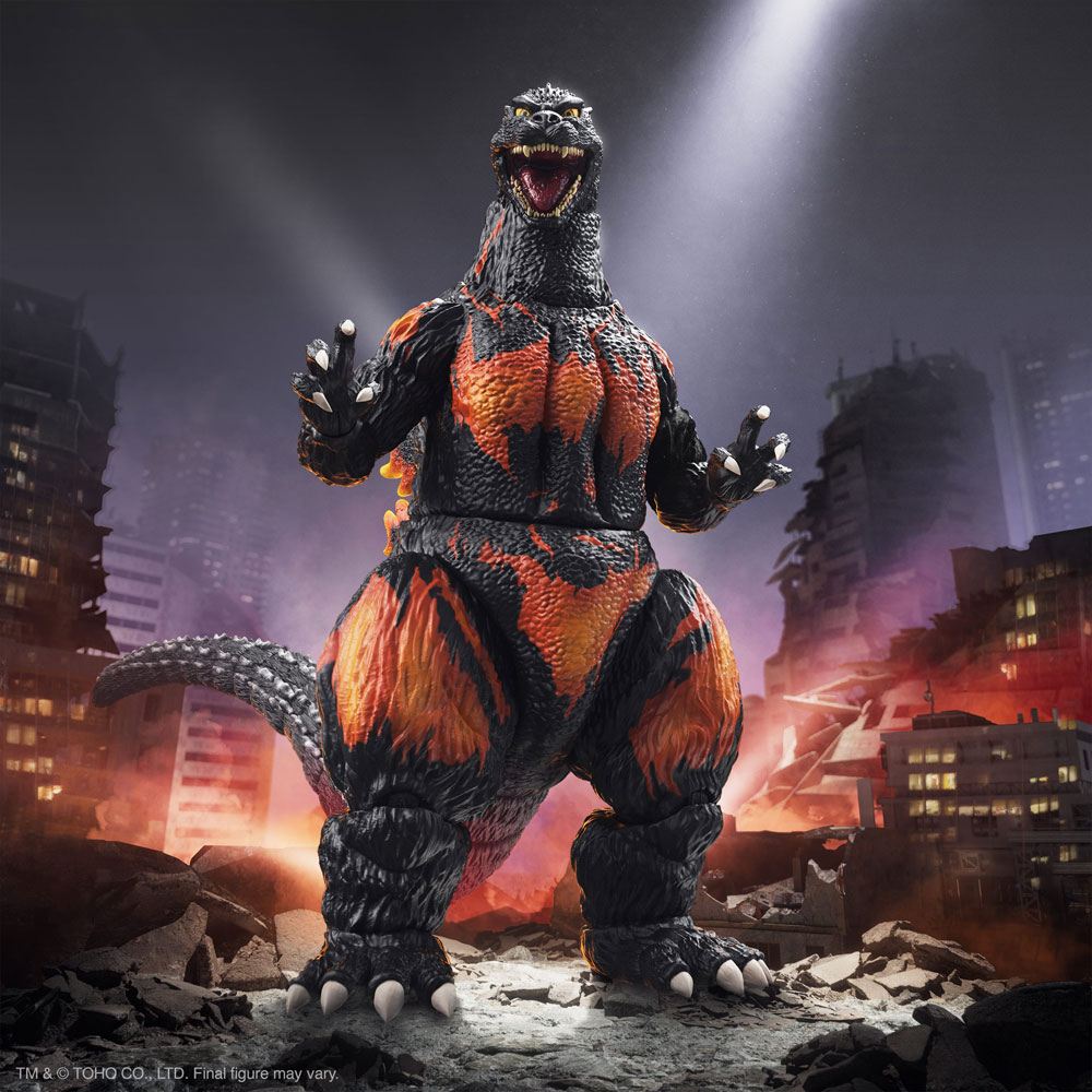 Toho Ultimates Actionfigur Burning Godzilla 1995 20 cm Image 1