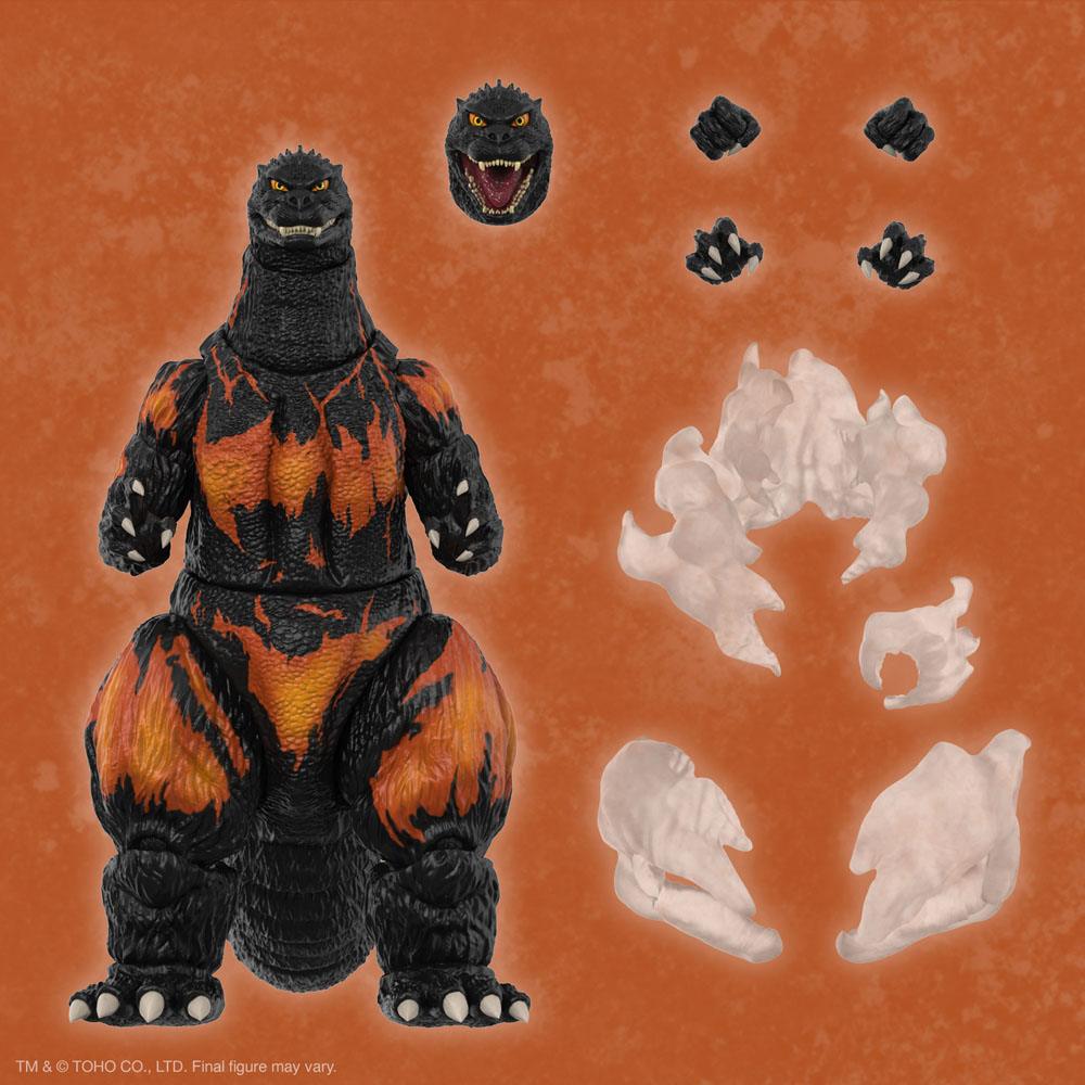 Toho Ultimates Actionfigur Burning Godzilla 1995 20 cm Image 5