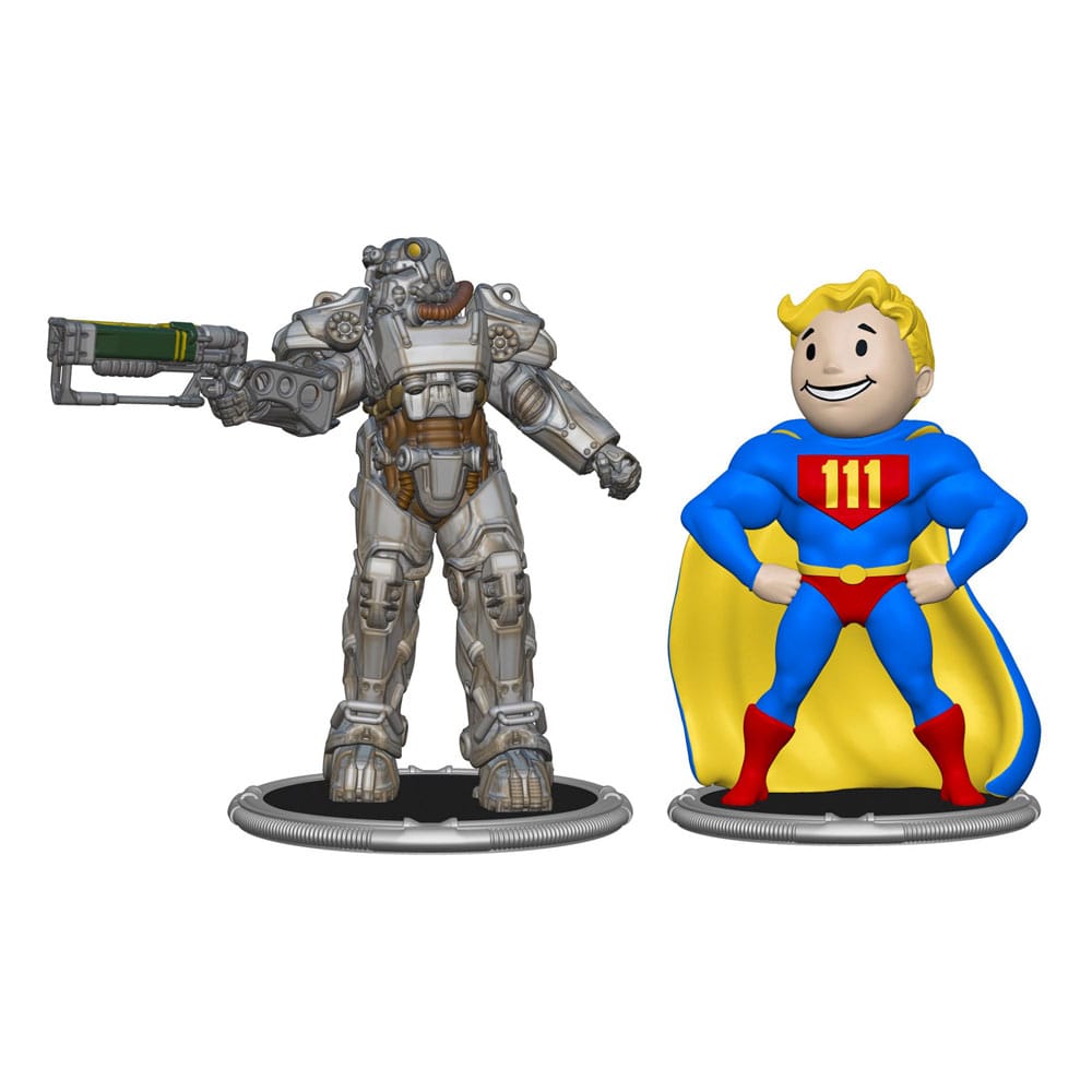 Fallout Minifiguren 2er-Pack Set C T-60 & Vault Boy (Power) 7 cm Image 1