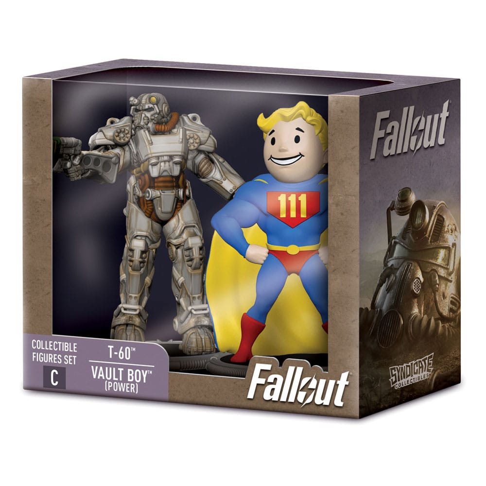 Fallout Minifiguren 2er-Pack Set C T-60 & Vault Boy (Power) 7 cm Image 3