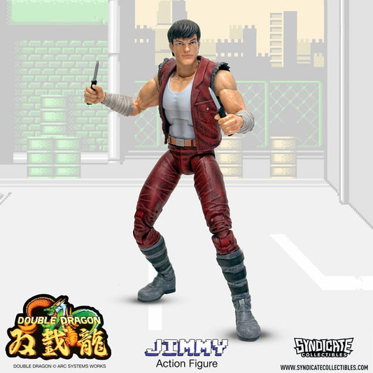 Double Dragon Deluxe Actionfigur 1/12 Jimmy 18 cm Image 2