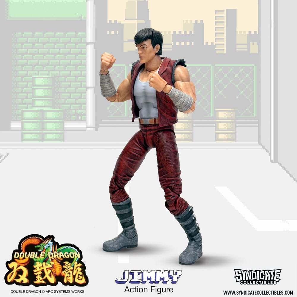 Double Dragon Deluxe Actionfigur 1/12 Jimmy 18 cm Image 5