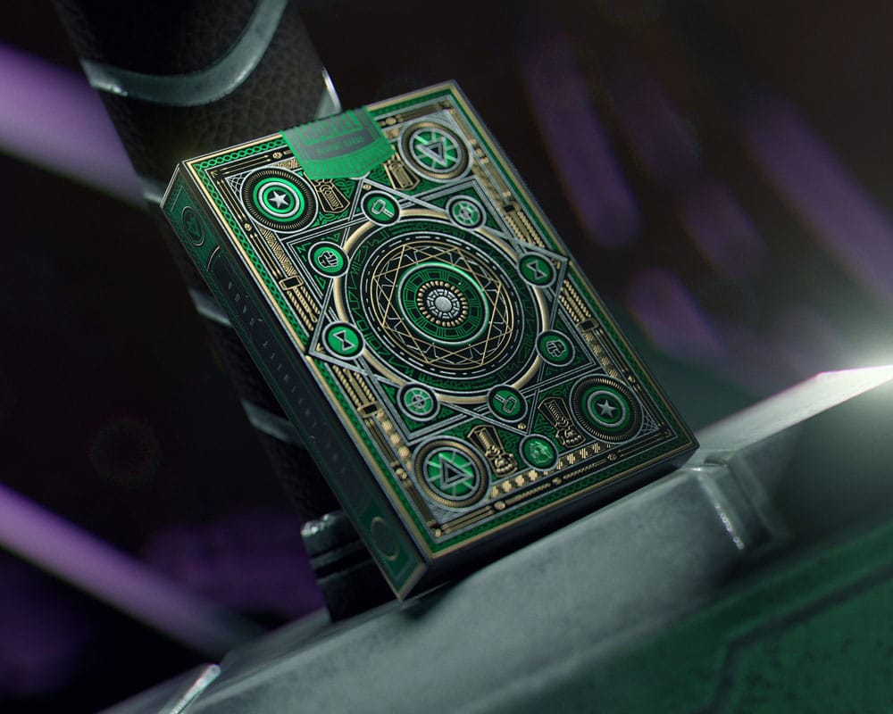 Avengers - The Infinity Saga Spielkarten Green Version Image 3