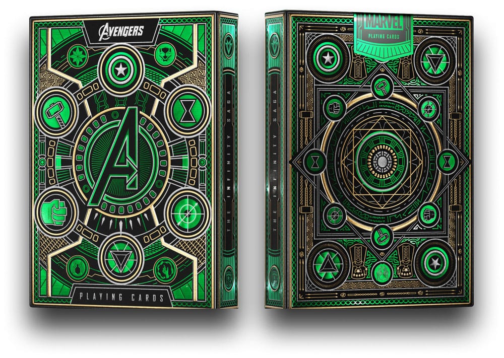 Avengers - The Infinity Saga Spielkarten Green Version Image 6