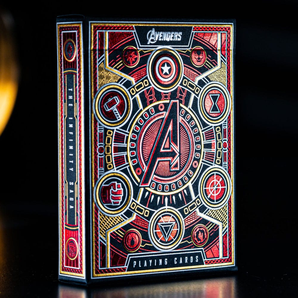 Avengers - The Infinity Saga Spielkarten Red Version Image 1