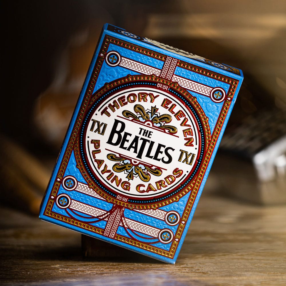 The Beatles Spielkarten Blue Version Image 1