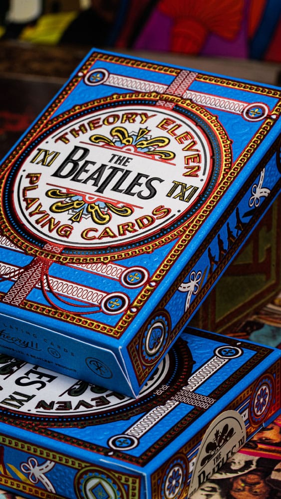 The Beatles Spielkarten Blue Version Image 5
