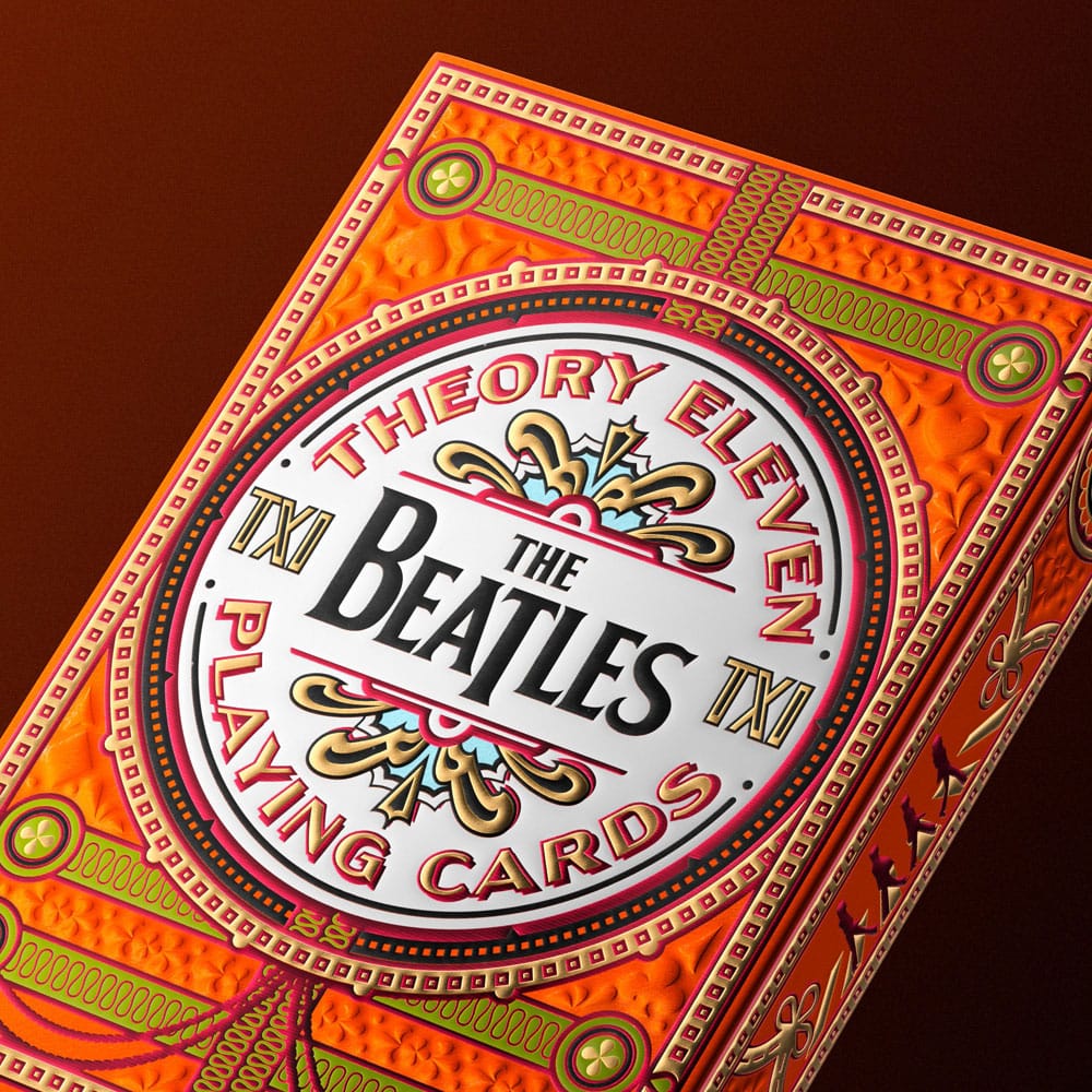 The Beatles Spielkarten Orange Version Image 1