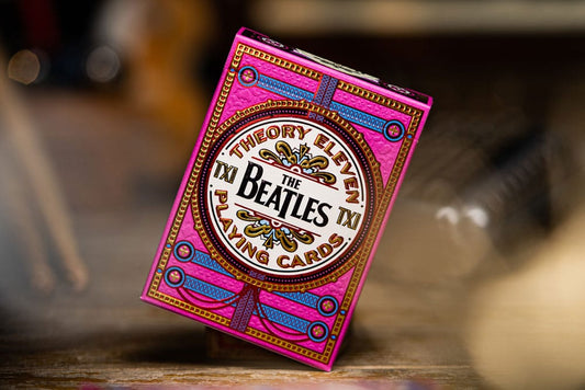 The Beatles Spielkarten Pink Version Image 1
