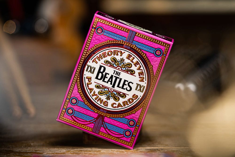 The Beatles Spielkarten Pink Version Image 1