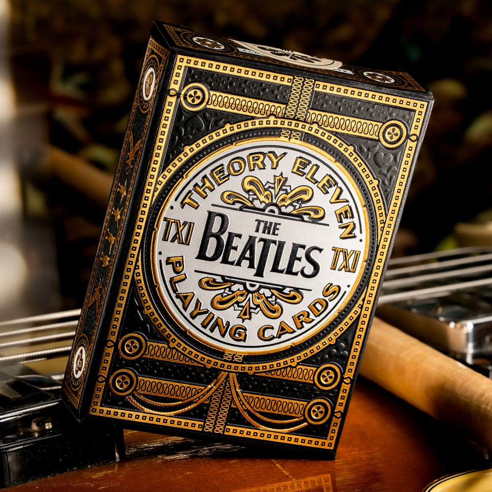 The Beatles Spielkarten Black Special Edition Image 1