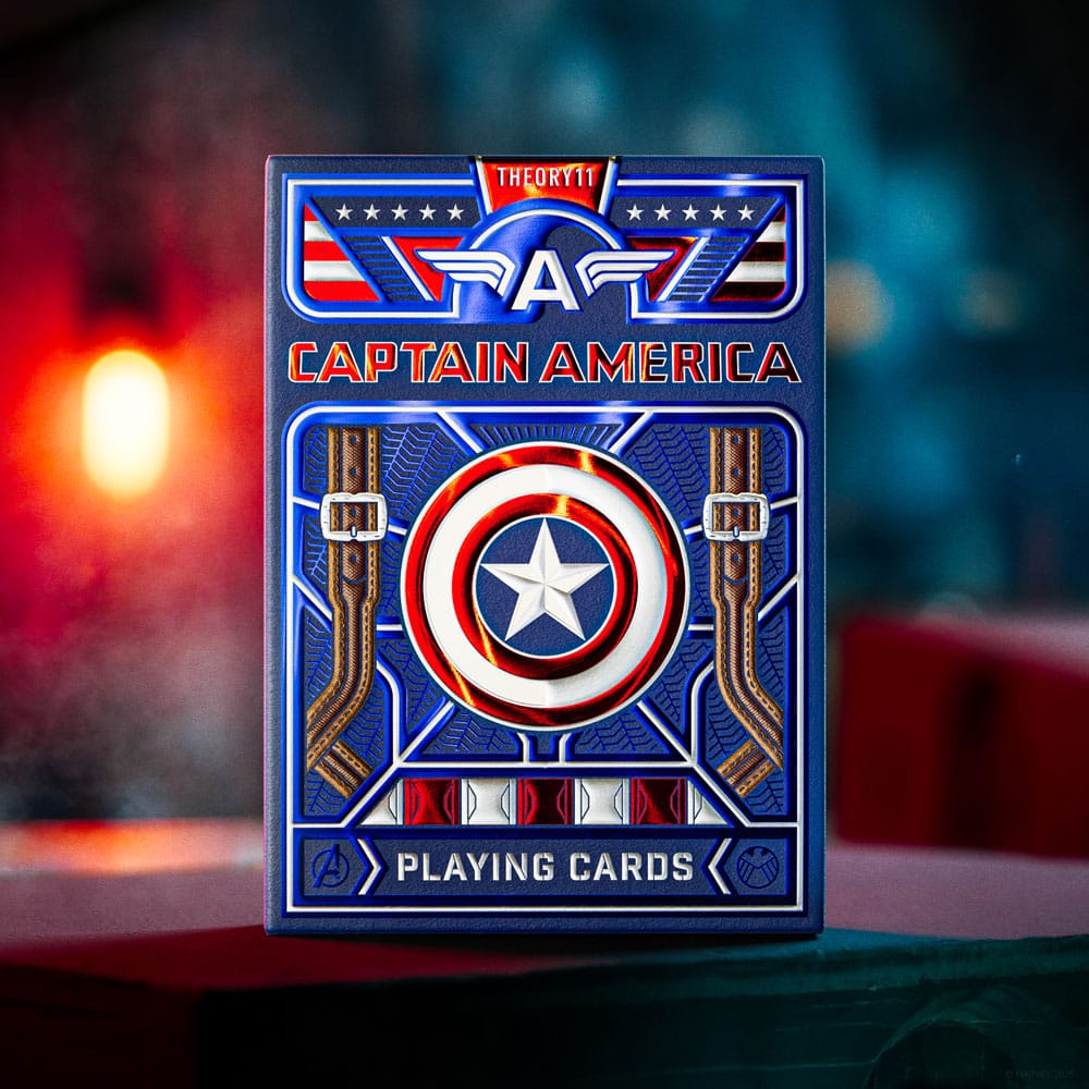 Captain America Spielkarten Patriotic Design Image 5