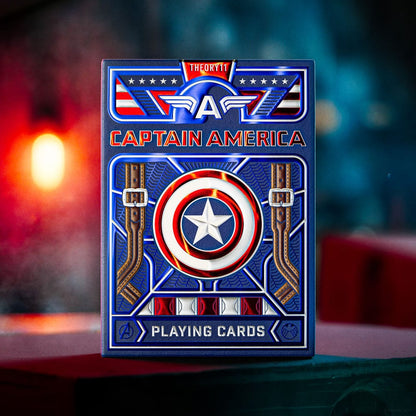 Captain America Spielkarten Patriotic Design Image 5