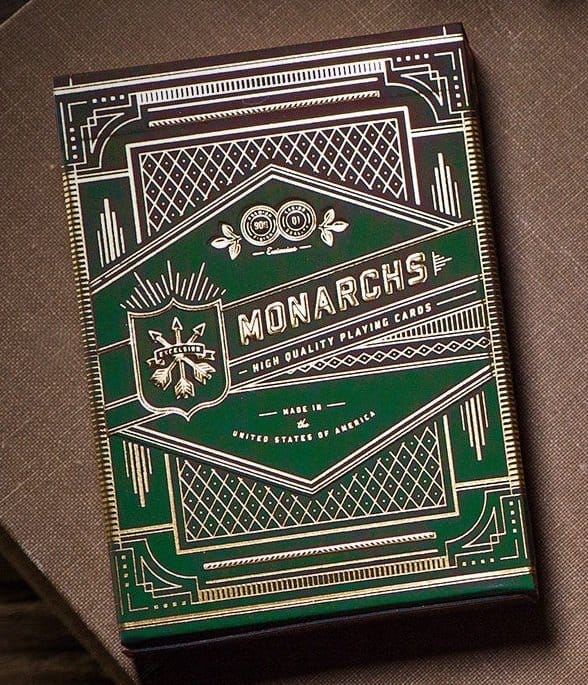 Theory 11 Spielkarten Monarch Green Image 1